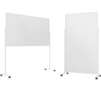 magnetoplan magnetoplan® Tableau blanc Design Vario Dimensions de la surface : 100 x 180 cm (l x h) Tableau magnétique inscriptible des deux côtés laqué blanc