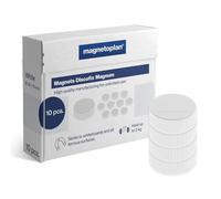 Magnetoplan Aimant rond Discofix "Magnum" D34 mm Blanc