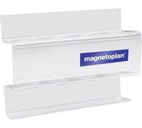 magnetoplan Porte-marqueur acrylique pour tableau — pour 4 marqueurs