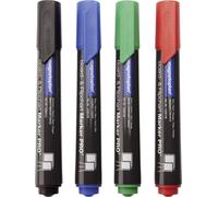 magnetoplan Pro+ 12281 Set de marqueurs pour tableau blanc noir, bleu, rouge, vert 4 pc(s)