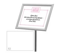 Magnetoplan SFA3SFS deflecto Présentoir à prospectus avec cadre pliable, A3