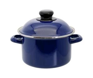Magni ELO Marmite à viande émaillée bleu royal 16cm 13216, Poêle + casserole, Bleu