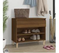 Magnifique Armoire à chaussures - Étagère de rangement/abri chaussures - Chêne marron 70x36x60cm Bois d'ingénierie CL7053769