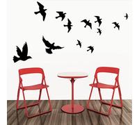 Magnifique Autocollant Mural En Forme D'oiseau Pour La Maison, Tout Nouveau, En Pâte De Verre