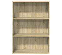Magnifique Bibliothèque chêne sonoma 80x30x114 cm bois d'ingénierie - design polyvalent - pour maison - Marron 19.9 kg 2026_824332