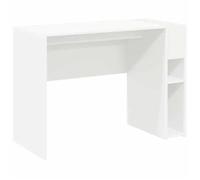 Magnifique Bureau Blanc Bois d'ingénierie 109 x 50 x 78 cm, poids: 25.87kg LL3792