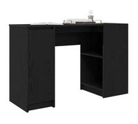 Magnifique Bureau chêne noir 120x42x76 cm bois d'ingénierie - design polyvalent - pour maison - Noir 27.85 kg 2026_974610