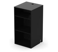 Magnifique meuble modulaire noir pour chaîne hi-fi / télévision