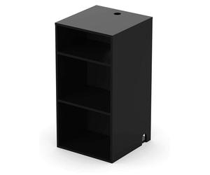 Magnifique meuble modulaire noir pour chaîne hi-fi / télévision