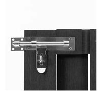 Magnifique Portillon WPC 100x80 cm Gris - design polyvalent - pour maison - Gris 9.4 kg 2026_201587