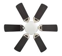 Magnifique Ventilateur de plafond orné avec lumière 82 cm Marron foncé - design polyvalent - pour maison - Brun 4.56 kg 2026_485611