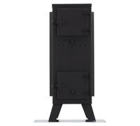 Magnus poêle à bois 7,5 kW avec briques réfractaires GT7PR noir poêle pour atelier cheminée