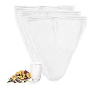 Magrimaxio 3 pièces sac a lait vegetal nylon, filtre lait végétal reutilisable, Filtre à Lait de Soja, Sac à Lait De Noix, pour Filtrer le Thé, les Jus de Fruits, le Café, les Jus de LéGumes