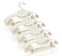 Magrimaxio 40pcs Cintre Enfant Blanc, Cintres Bebe 29.7cm, Cintres Enfants Antidérapants, Cintre Bébé Plastique, Ceintres Enfant Peu Encombrants, Hanger Armoire Chambre Rangement 28.8x16.8cm