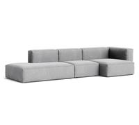Mags Soft Canapé 3-places Combination 4 avec accoudoir à droite Hay Tissu Hallingdal 130 avec couture beige - 5710441374466