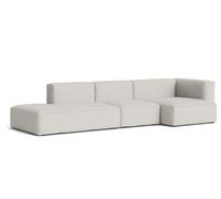 Mags Soft Canapé 3-places Combination 4 avec accoudoir à droite Hay tissu Story 102 avec couture beige - 5710441435150
