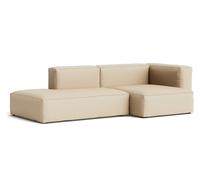 Mags Soft Sofa 2,5-places Combination 3 avec accoudoir à droite Hay tissu Hallingdal 220 avec point beige - 5710441373117
