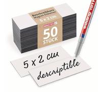 Magstick Lot de 50 Bandes Magnétiques 5 x 2 cm - mag167 | Étiquettes magnétiques pour tableau blanc Kanban Scrum organisation
