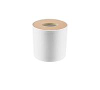 MAGT Boîte à mouchoirs, en Plastique Boîte à mouchoirs Simple Couvercle en Bois Amovible Porte-mouchoirs Organisateur de mouchoirs pour Home Car Office Rectangulaire Rond Carré(Round)