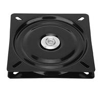 MAGT Plaque Pivotante, Universal Heavy Duty 360 Degré Siège pivotant Siège 6,8 Pouces Métal Siège carré pivotant Base de Montage Plaque Tabouret de Bar pivotant Remplacement de Pivot(8 pulgadas)