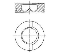 MAHLE 008 29 00 Piston pour FIAT 1000 90 destiné à la série 90 de NEW HOLLAND