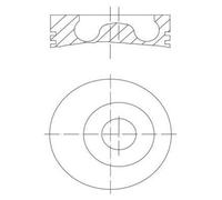 MAHLE 043 94 00 Piston pour LANDINI VISION