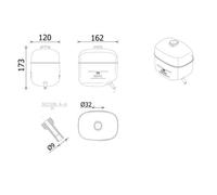 MAHLE CRT 249 000S Vase d'expansion, liquide de refroidissement