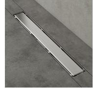 Mai & Mai Caniveau de Douche Drain de Douche Rectangulaire en Acier Inoxydable pour Salle de Bain Chrome 60cm KE110