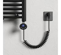 Mai & Mai Élément Chauffant 600W pour Radiateur de Salle de Bain Noir | Thermostat, Écran LCD, 600W, Compatible avec Radiateurs Sèche-Serviettes, Pour Salle de Bain