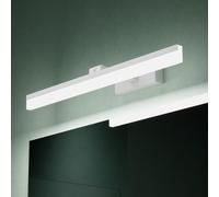Mai & Mai Lampe Murale Miroir LED 6000K pour Salle de Bain Blanc 60cm | Lumière Miroir Moderne, Applique Rotative à 180°, IRC ＞ 80, Puissance 14W, Étanche et Antirouille, Desgin Luxaris