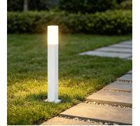 Mai & Mai Lampe sur Pied Extérieur Blanc éclairage Extérieur LED IP65 Desgin Deus Lumina 38x38x406mm