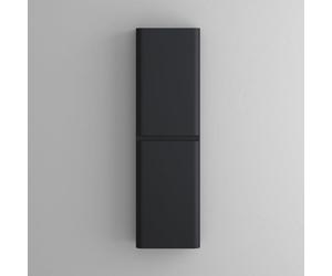 Mai & Mai Meuble de Salle de Bains Meuble Colonne de Rangement Murale Armoire Haute 35x20x120cm Noir Mat Lucca