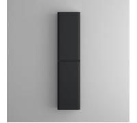Mai & Mai Meuble de Salle de Bains Meuble Colonne de Rangement Murale Armoire Haute 35x20x150cm Noir Mat Lucca