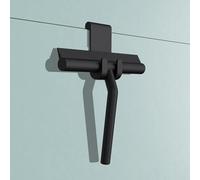 Mai & Mai Raclette de Douche Vitre Salle de Bain Noir 19x21cm avec Support