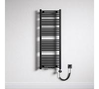 Mai & Mai Radiateur Sèche-Serviettes 140x50cm Gris Noir 800W Résistance