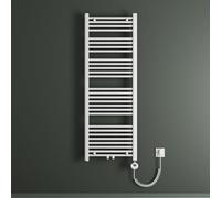 Mai & Mai Radiateur Sèche-Serviettes 140x60cm Blanc 800W Résistance