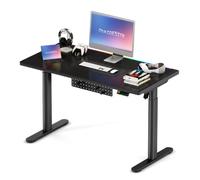 MAIDeSITe Bureau RGB électrique réglable en Hauteur,120 x 60 cm | Bureau assis-debout avec bande lumineuse RGB,4 mémoires, USB-C et gestion des câbles 2-en-1,gamer et Home-Office