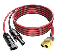 Maihuijia Amass XT60 Câble de stockage Connecteur vers MC 4 Panneau solaire Câble d'alimentation de stockage extérieur 2 m