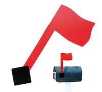Mailbox Flag Replacement - 17.6x8.8x1cm Professional Replacement Flag For Mailbox | Rust-Proof Easy-to-Install Outside Red Mailbox Flag | Repair Kit Stick Mailbox Flag For All Surfaces