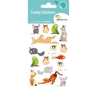 Maildor 560352Cpack - GOMMETTES 3D Cooky - LOT DE 10 planches 12x8 cm - 280 stickers - ANIMAUX DE LA FERME