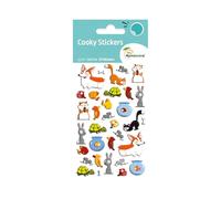 Maildor CY130Cpack - GOMMETTES 3D Cooky - LOT DE 10 planches 12x8 cm - 330 stickers - ANIMAUX DOMESTIQUES