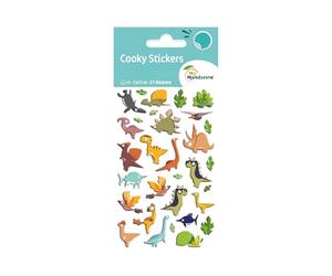 Maildor CY137Cpack - GOMMETTES 3D Cooky - LOT DE 10 planches 12x8 cm - 310 stickers - DINO