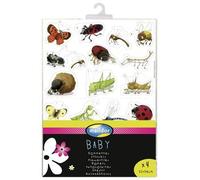 Maildor-planches De Maxi Gommettes Repositionnables Thème " Les Insectes " - Pochette De 4