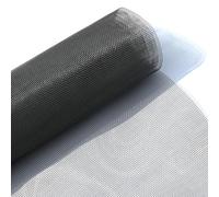 MAILEKT Rouleau Moustiquaire Noire,Toile Moustiquaire 150 X 200 cm, Filet Moustiquaire, Moustiquaire Découpable, DIY Moustiquaire sur Mesure utilisée sur une Fenêtre, Porche, Piscine und Porche