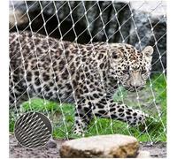 Maille de Corde en Acier Inoxydable Flexible tissée Cage Zoo Clôture Balcon Escalier Protection Fil métallique (Taille : L1xW8m)