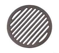 Maille de Gril pour circulaire en Fonte, Outil BBQ pour Rôtir Volailles et Légumes, Design Fonctionnel, Compatible Tous Foyers(17CM)