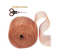 Maille de protection en cuivre, contrôle des souris en maille de cuivre | Filet de barrière anti-rouille à double couche - Cache-trous flexibles multifonctionnels, barrière contre les limaces