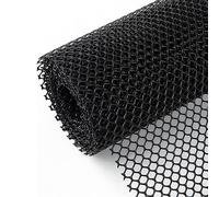 Maille en plastique de grillage poulet polyéthylène HDPE | Filet noir 0,4 à 1,2 m × 5 m, maille de 0,8 cm for balcon, jardin et construction(1x5m/3.2x16.4ft)