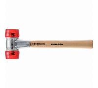 Maillet BASEPLEX, Acétate de cellulose / acétate de cellulose avec boîtier en zinc moulé et manche en bois - D=40 mm - 3906.040