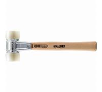 Maillet BASEPLEX, Nylon / nylon avec boîtier en zinc moulé et manche en bois - D=50 mm - 3908.050